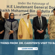 Reflections from Dr. Carsten's visit to Bahrain