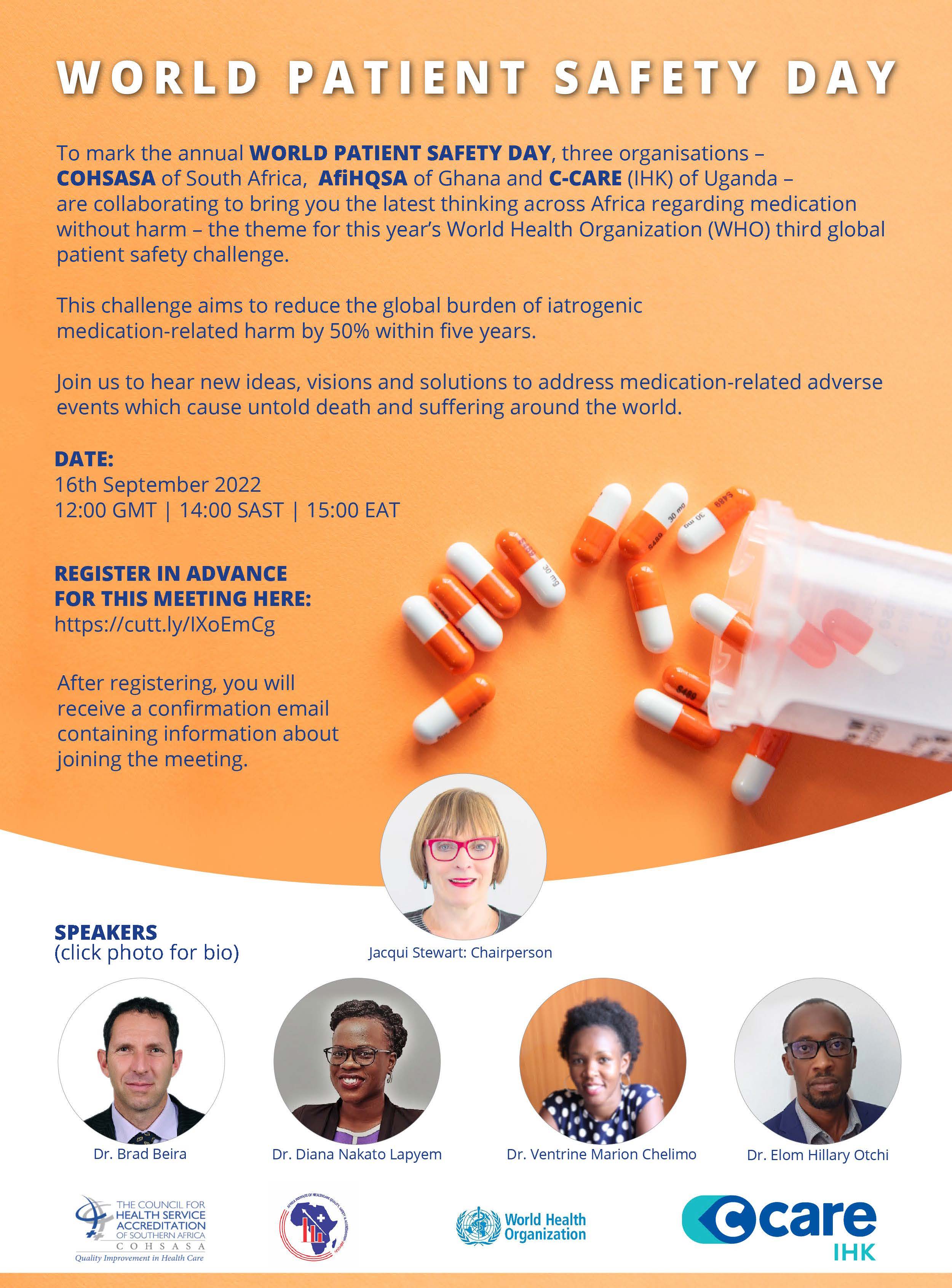 16th September - Medication without Harm (Africa)
