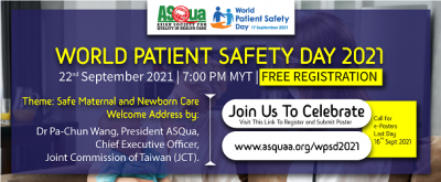 ASQua World Patient Safety Day 2021 Virtual Celebration