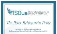 Reizenstein Award for Best Paper Published in the International Journal for Quality in Health Care (IJQHC) in 2019