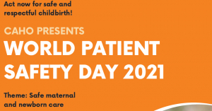 CAHO World Patient Safety Day 2021 Virtual Celebration