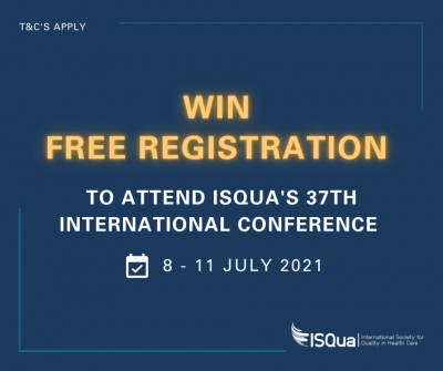 WIN FREE registration to ISQua&#039;s 37th International Virtual Conference - Social Media Competition