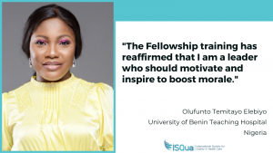 Hear from Olufunto Temitayo Elebiyo, Fellowship graduate from Nigeria