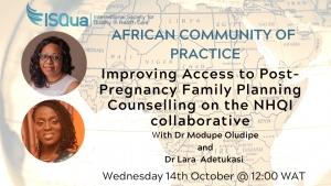 Watch the Recording: Improving Access to Post Pregnancy Family Planning on the NHQI Collaborative
