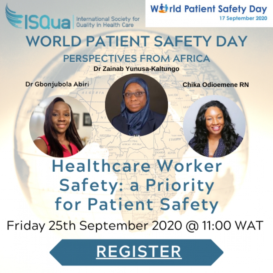Watch the Recording: Healthcare workers safety: a Priority for Patient Safety