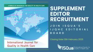 Supplements Deputy Editor for the International Journal for Quality in Health Care (IJQHC)
