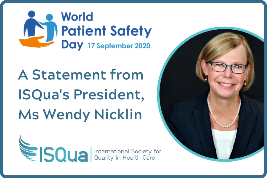 A Message from ISQua President, Ms Wendy Nicklin