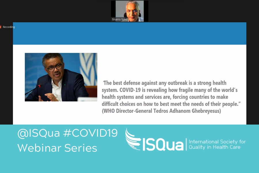 Webinar Recording: COVID-19 and maintaining quality essential health services - WHO