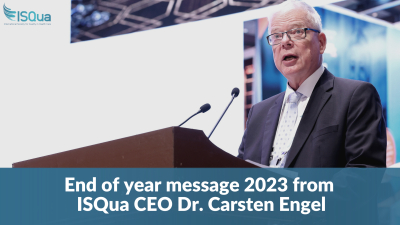 End of year message 2023 from ISQua CEO Carsten Engel.