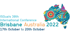 ISQua's 38th International Conference logo for Brisbane, Australia 2022.