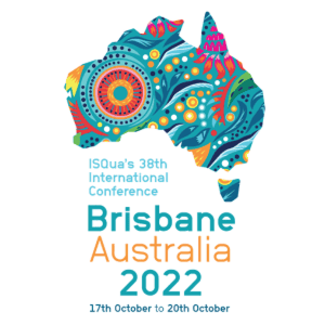 ISQua's 38th International Conference logo for Brisbane, Australia 2022.